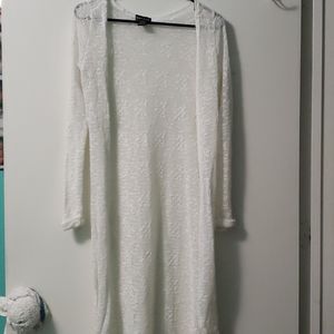 White long Cardigan